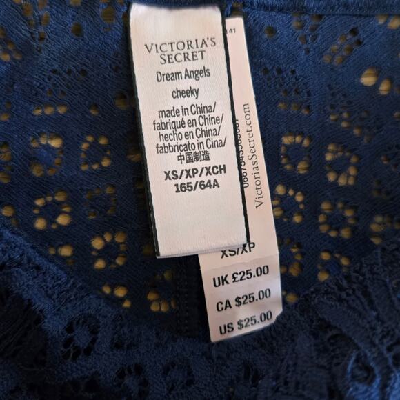 Victoria's Secret Lace Dream Angels Cheeky Panty Bundle Sz XS New 3 pieces - Picture 5 of 5